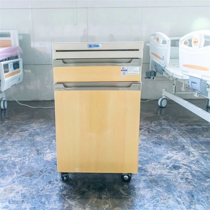 Hospital Bedside Table With Drawers